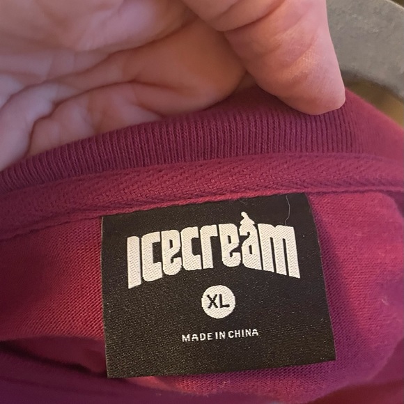 Burgundy Ice cream tee. - Picture 2 of 2